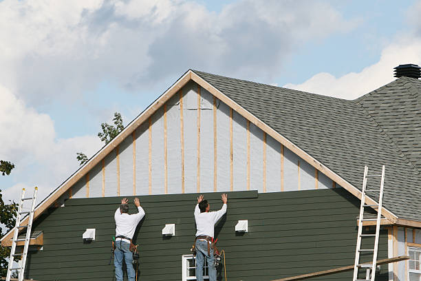 Professional Siding Contractor technician working in Marion, VA